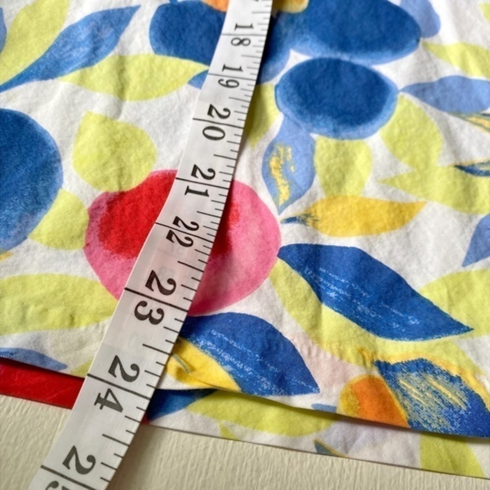 Talbots Colorful Fruit Cotton Blend A-Line Midi‎ Skirt - Picture 10 of 11